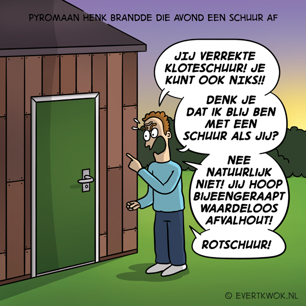 Evert Kwok - Schuur afbranden