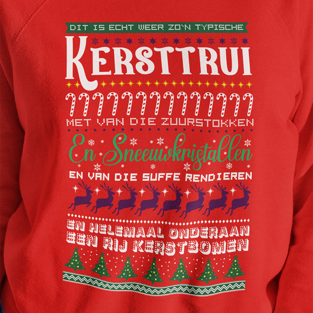 Typische Kersttrui Evert Kwok