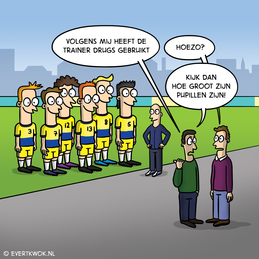 pupillen voetbal