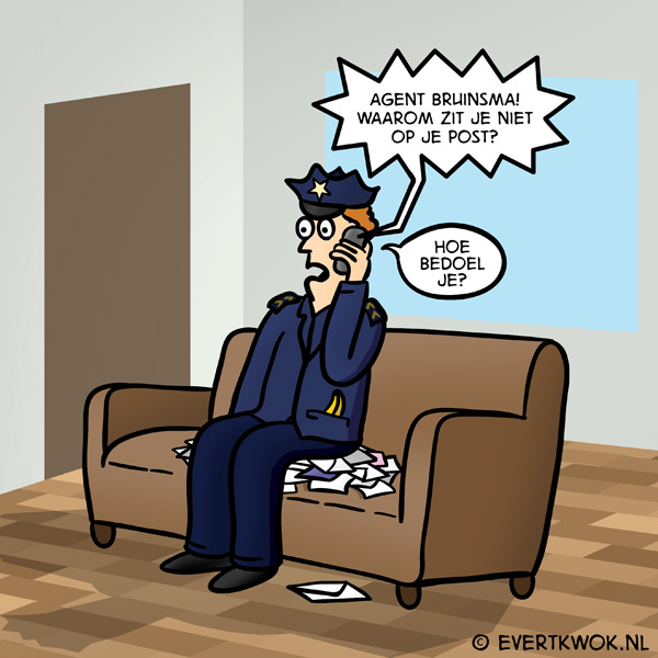 op je post