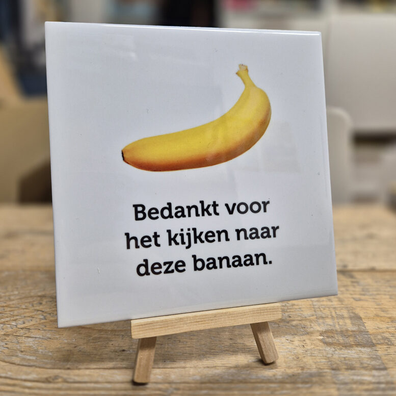 Bedankt voor het kijken naar deze banaan
