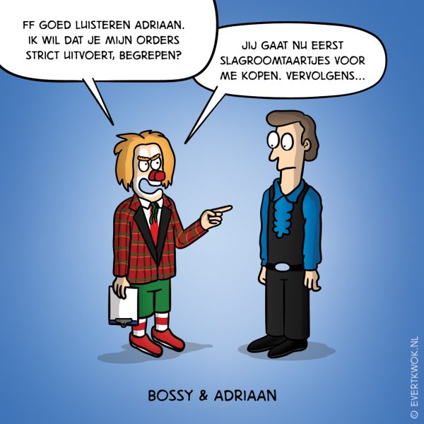 Bossy en Adriaan