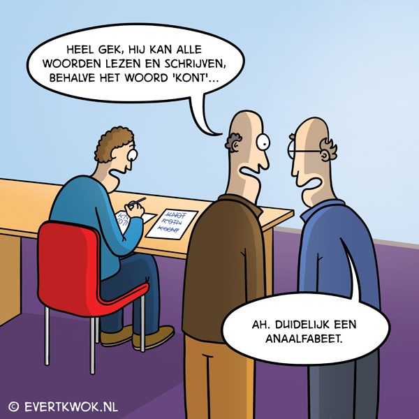 Evert Kwok - Anaalfabeet