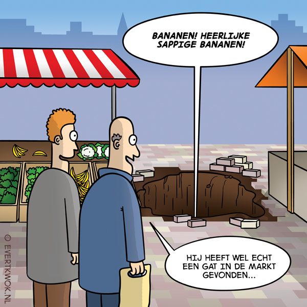 gat in de markt