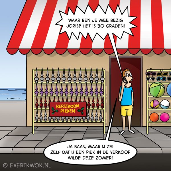 Piek in de verkoop