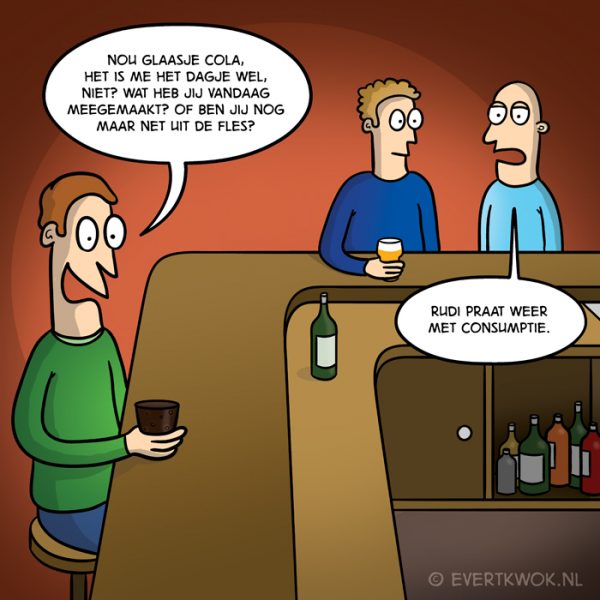 Praten met consumptie