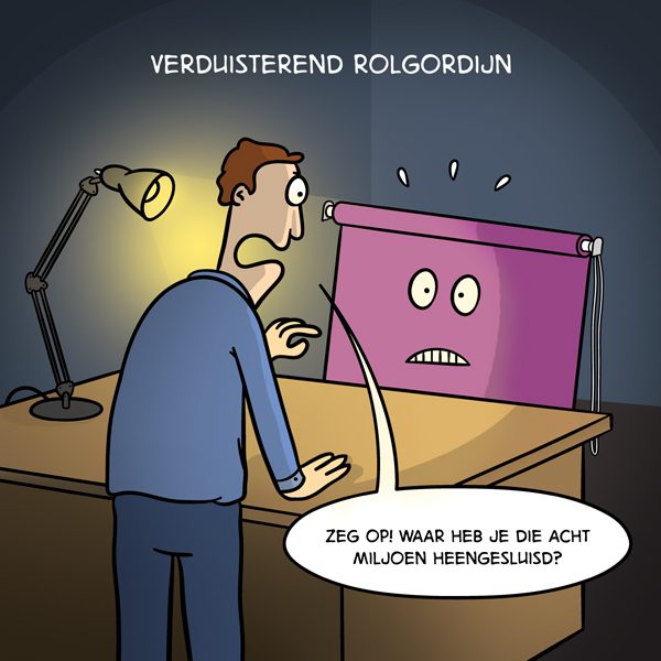 Verduisterend rolgordijn